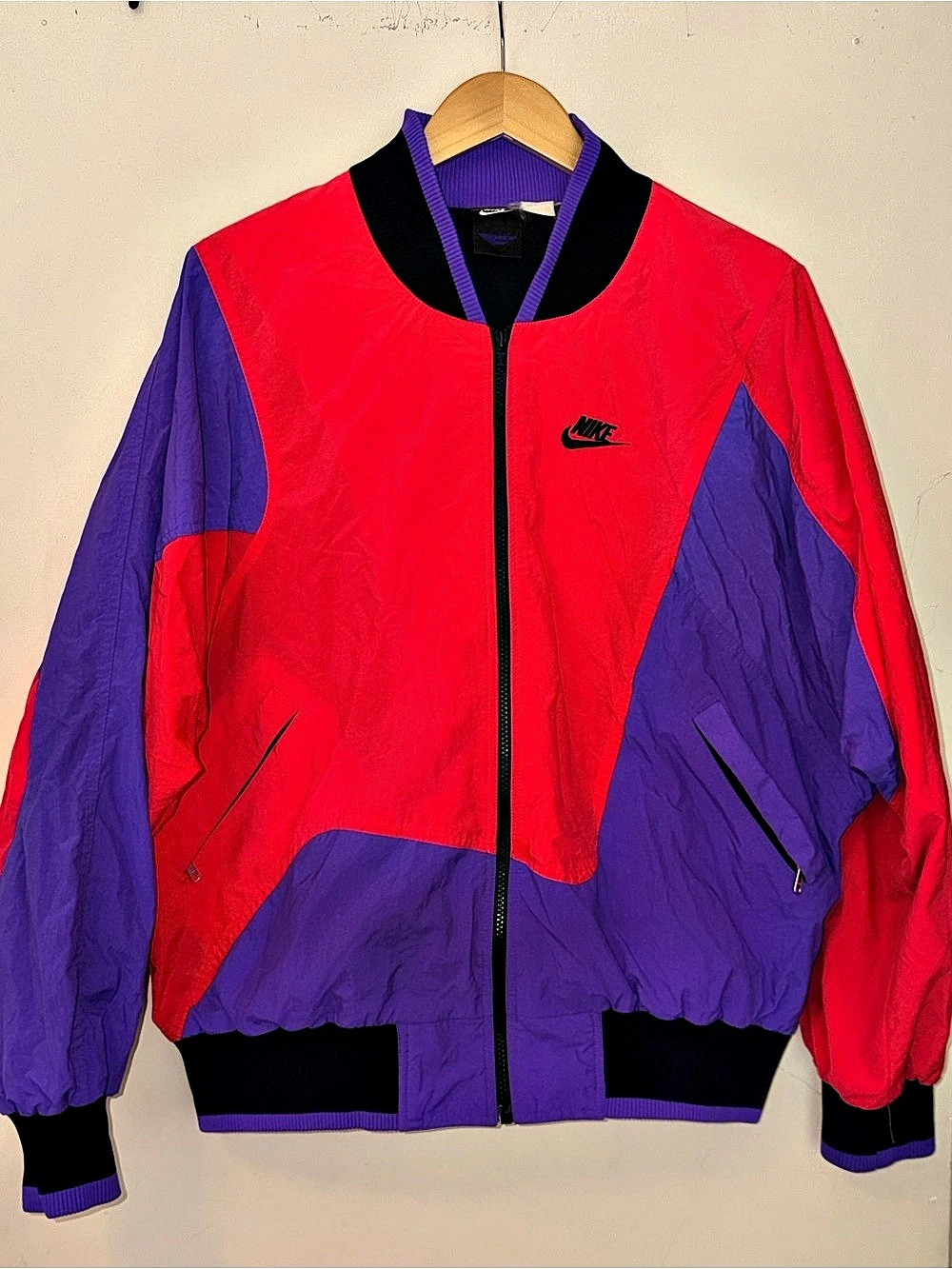 Nike Vintage 90s Nike Flight Colorblock Windbreaker Jacket Flight Colorblock